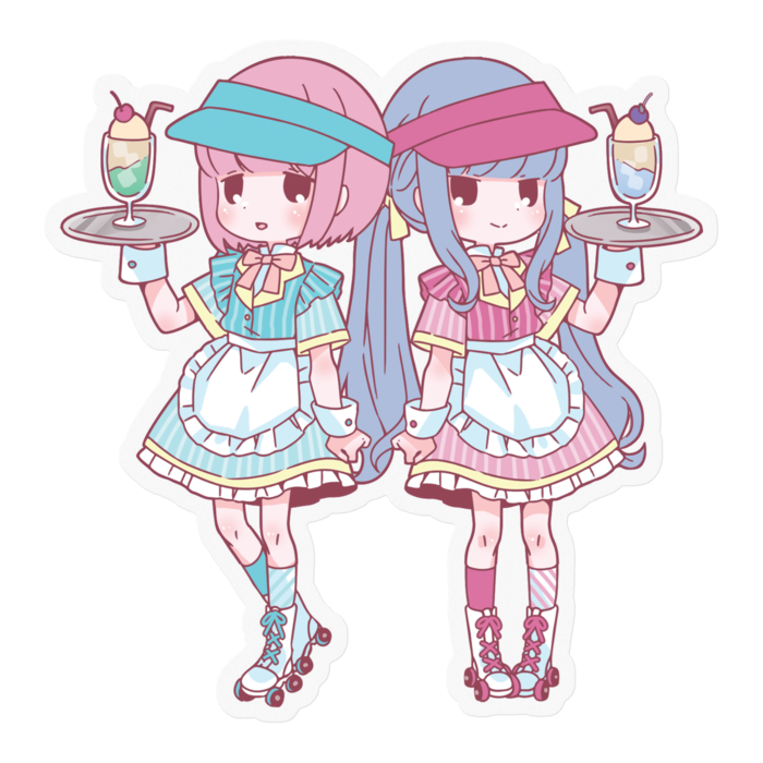 ステッカー - 100 x 100 (mm)