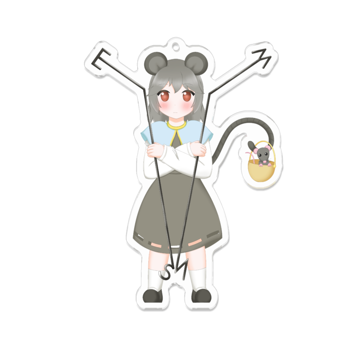 アクリルキーホルダー - 100 x 100 (mm)