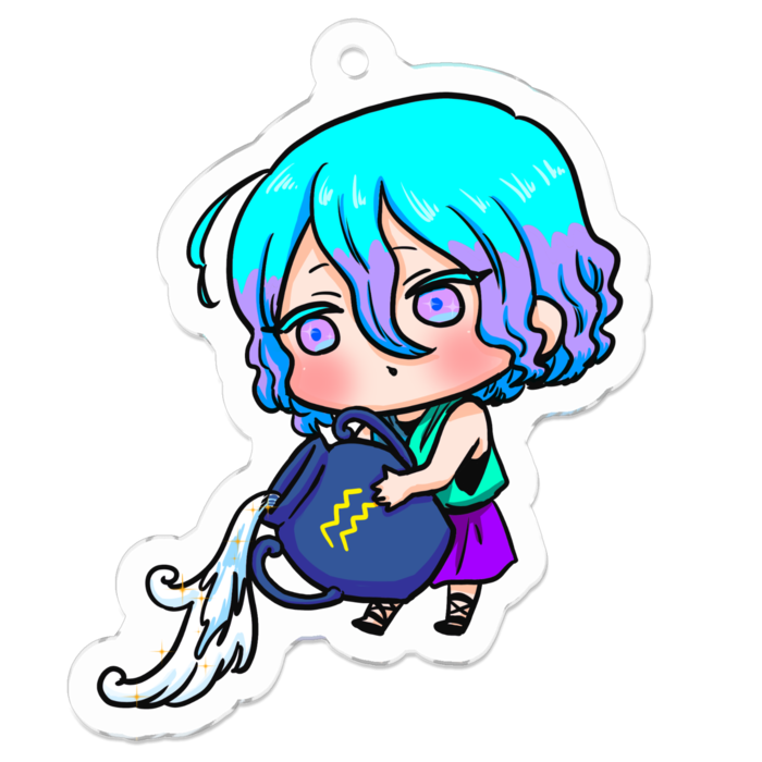 アクリルキーホルダー - 50 x 50 (mm)