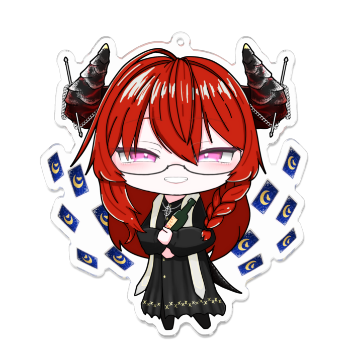 アクリルキーホルダー - 100 x 100 (mm)