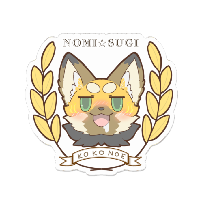 アクリルバッジ - 70 x 70 (mm)