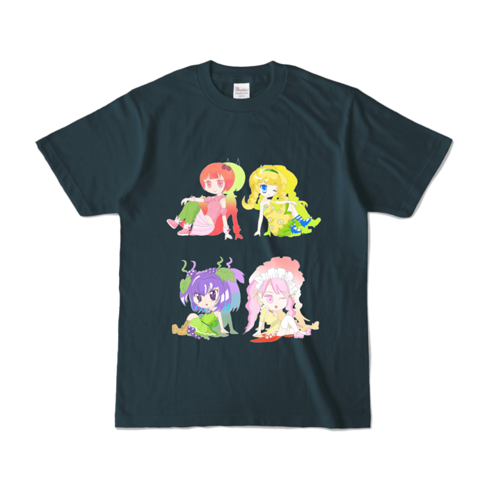 カラーTシャツ - S - デニム (濃色)