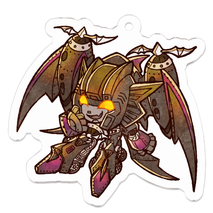 アクリルキーホルダー - 50 x 50 (mm)