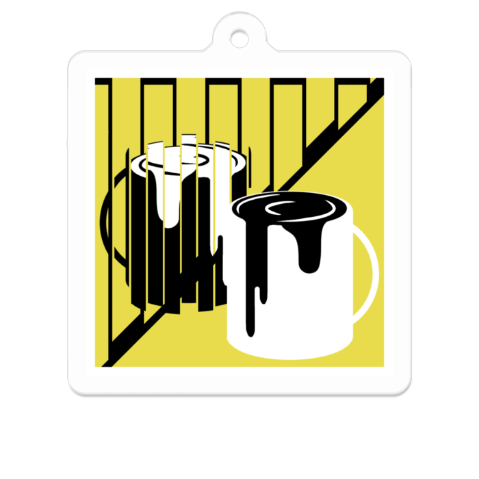 アクリルキーホルダー - 50 x 50 (mm)