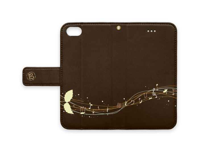 モカ - iPhone7 - ストラップ穴 あり
