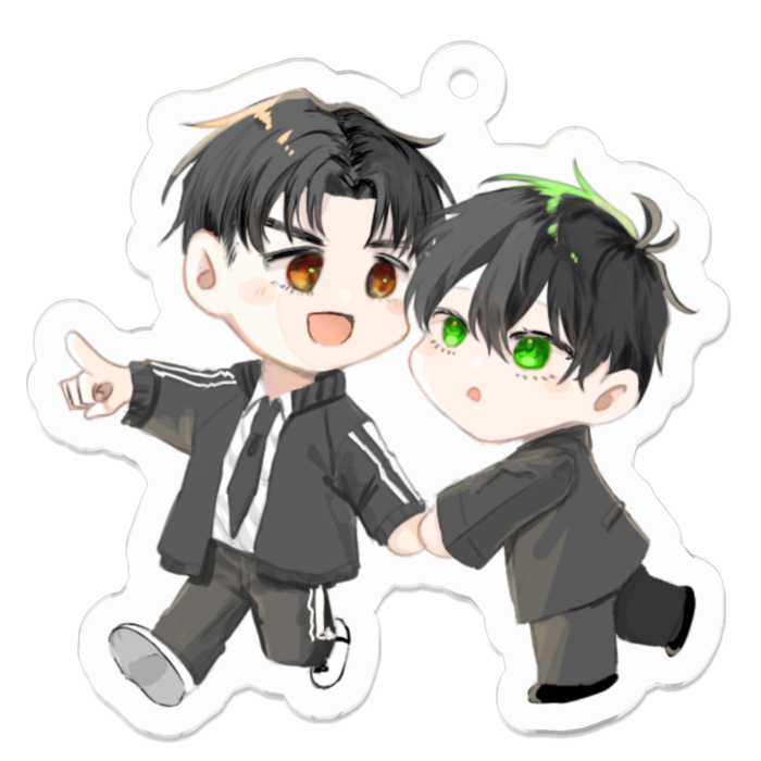 アクリルキーホルダー - 50 x 50 (mm)