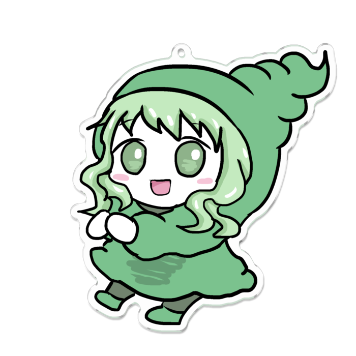 アクリルキーホルダー - 100 x 100 (mm)