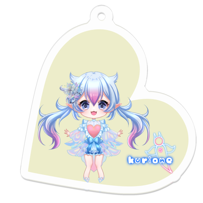 アクリルキーホルダー - 50 x 50 (mm)