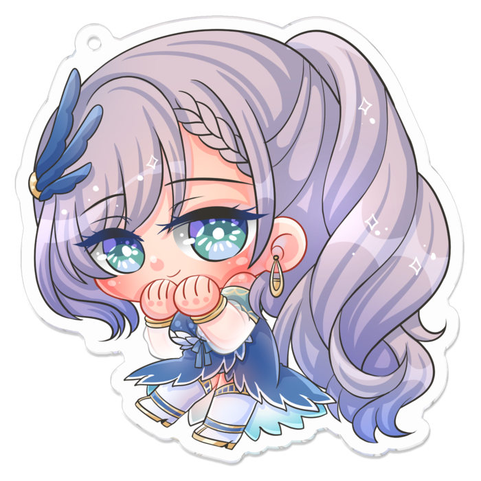 アクリルキーホルダー - 70 x 70 (mm)