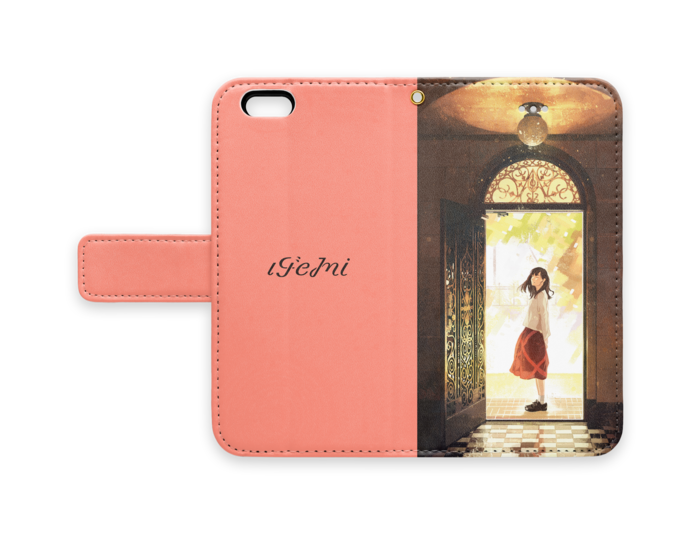 手帳型iPhoneケース - iPhone 6 / 6s - ストラップ穴 あり