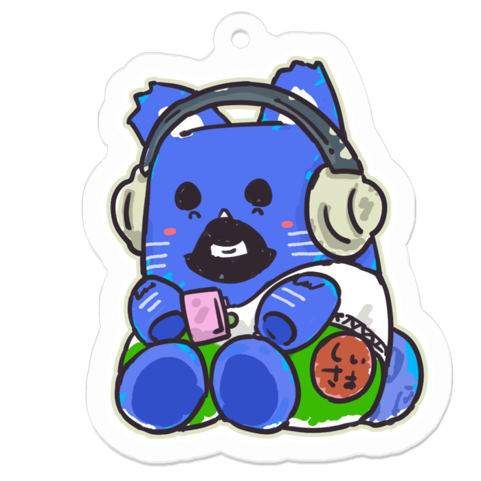 ミニブラ　アクリルキーホルダー（コーティング） - 50 x 50 (mm)