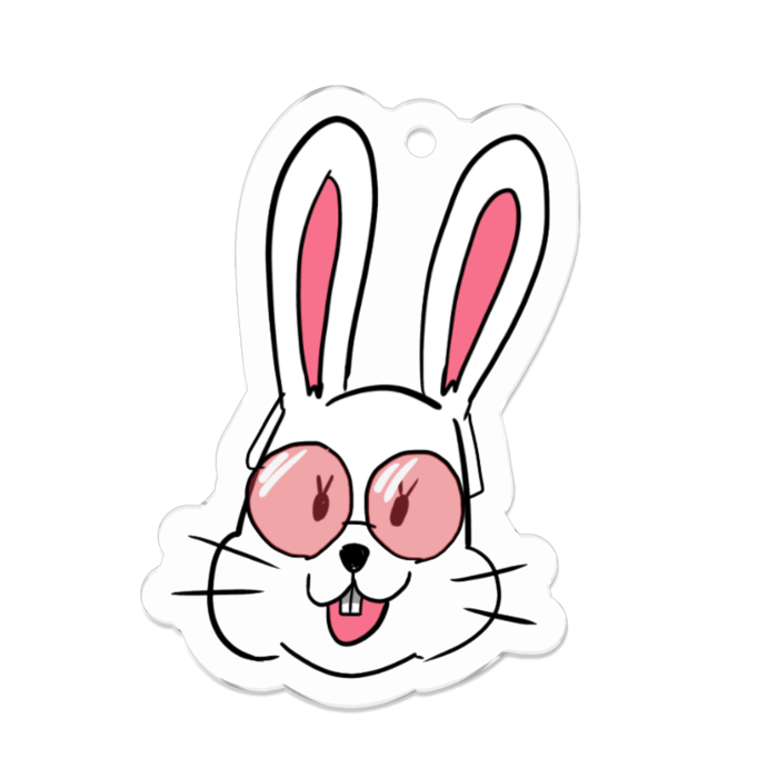 アクリルキーホルダー - 50 x 50 (mm)