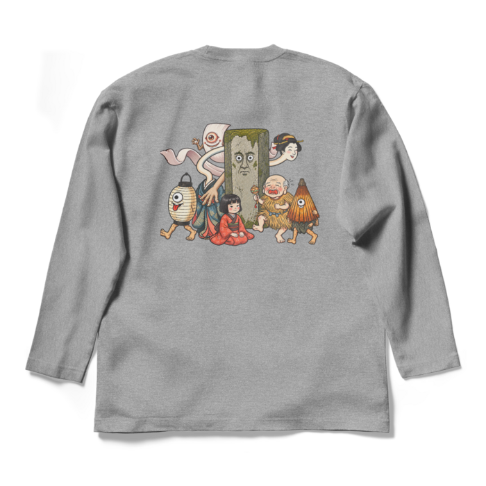 ロングスリーブTシャツ - L - 杢グレー