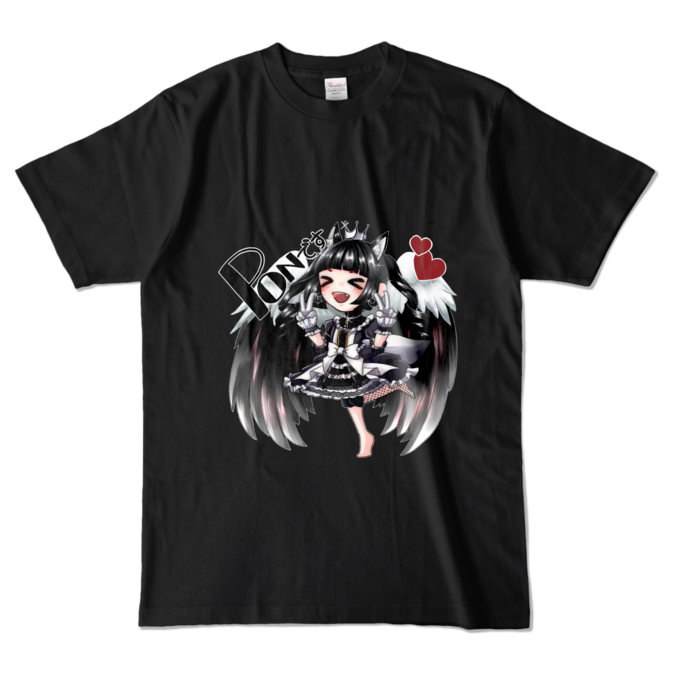 カラーTシャツ - L - ブラック (濃色)