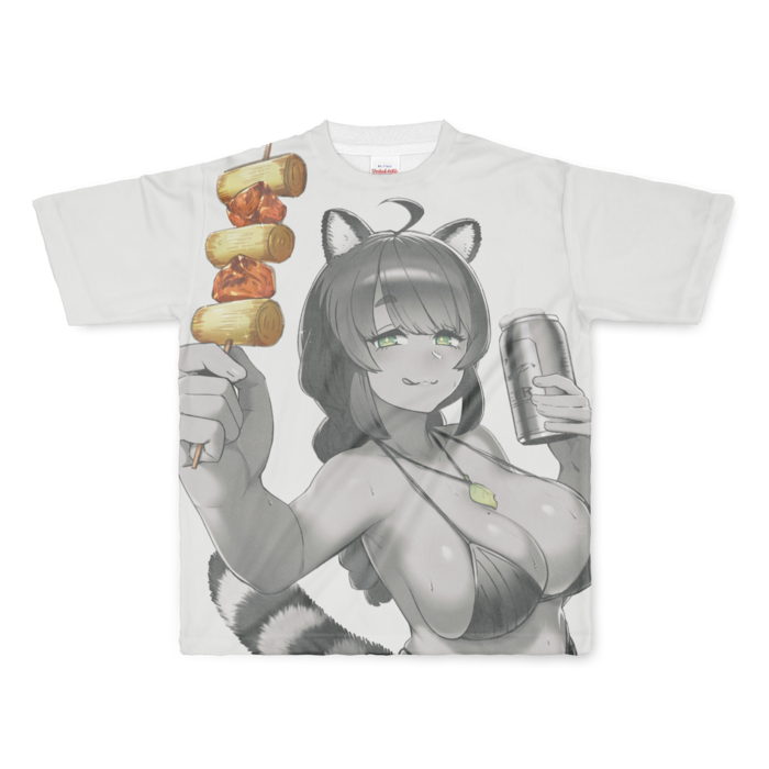 フルグラフィックTシャツ - L - 両面印刷