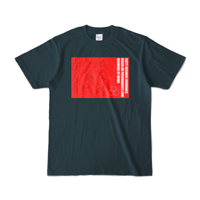 カラーTシャツ - S - デニム (濃色)
