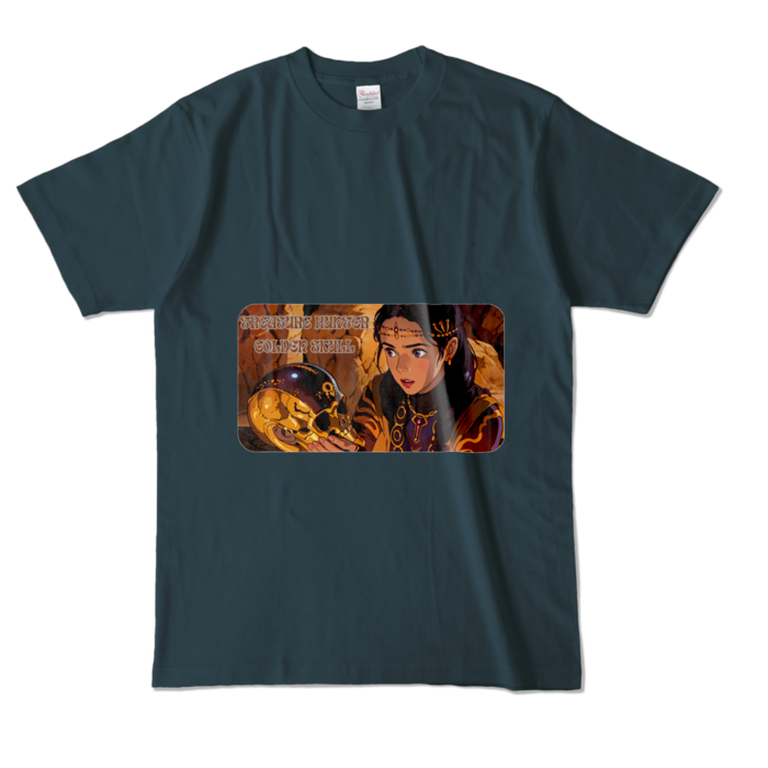 カラーTシャツ - L - デニム (濃色)