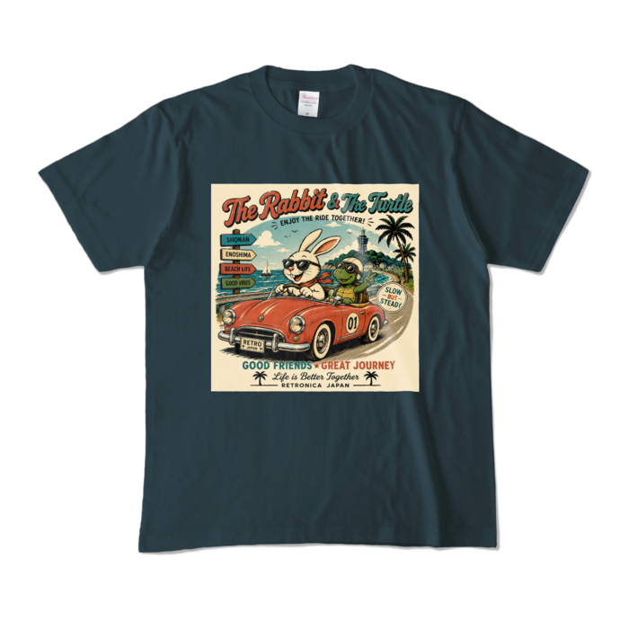 カラーTシャツ - M - デニム (濃色)