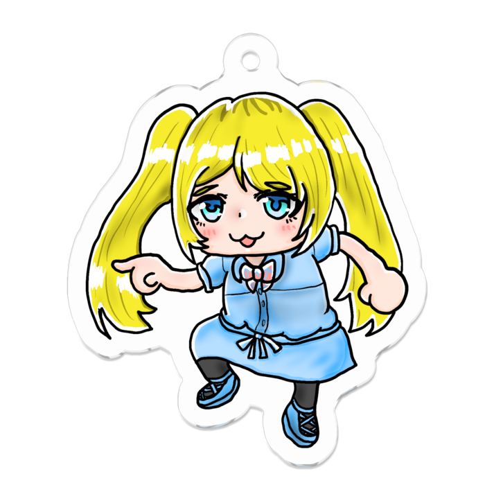 アクリルキーホルダー - 50 x 50 (mm)