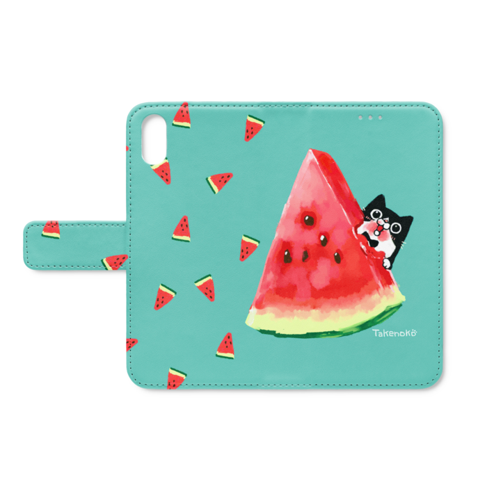 手帳型iPhoneケース - iPhone XS / X - ストラップ穴 なし