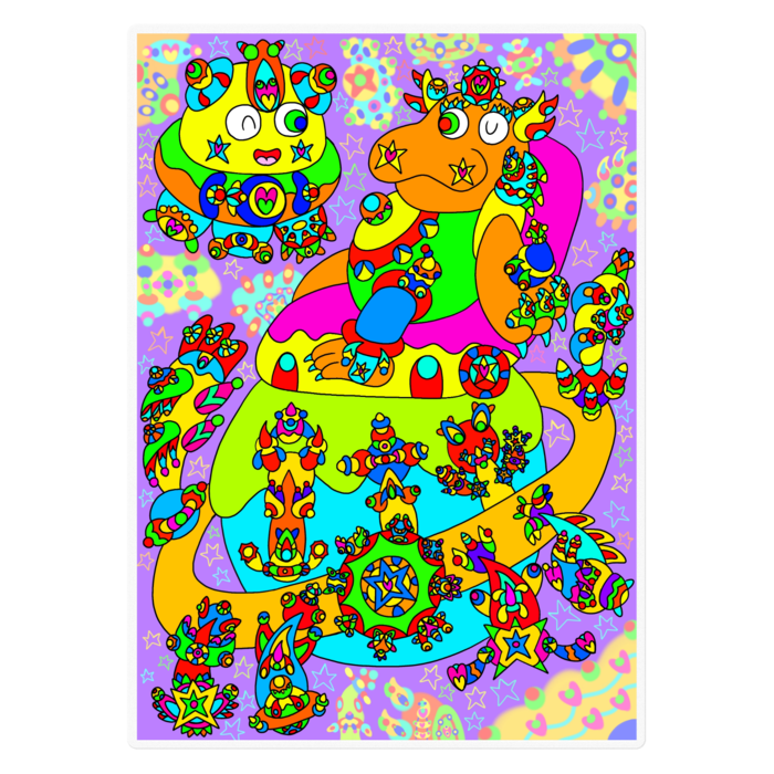 ステッカー - 160 x 160 (mm)(1)
