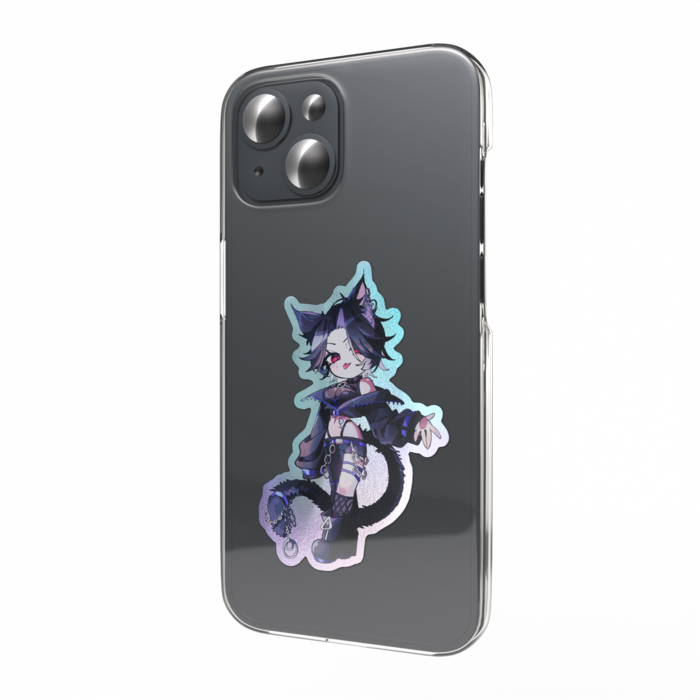 オーロラスマホステッカー - 縦