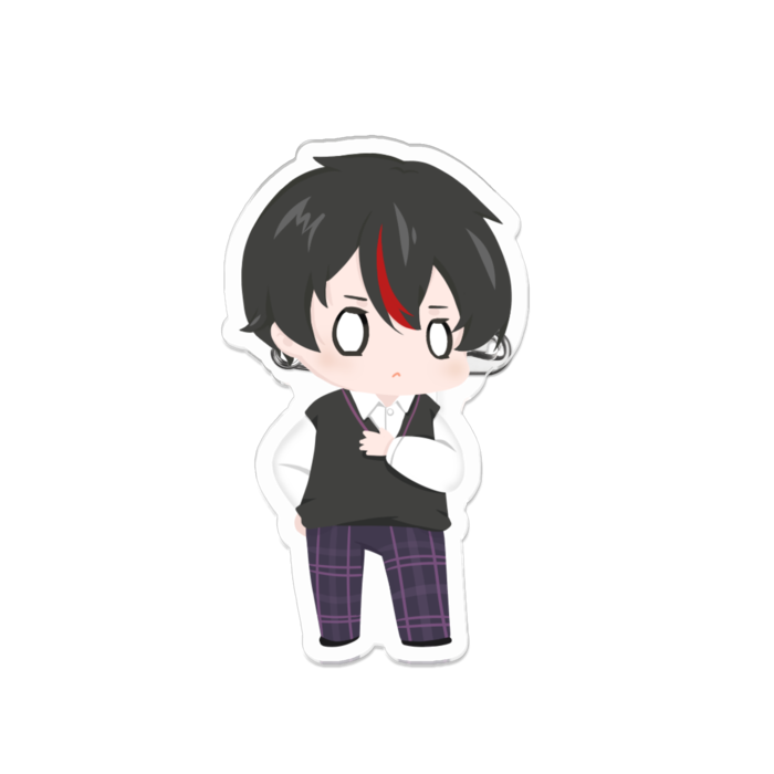 アクリルバッジ - 70 x 70 (mm)