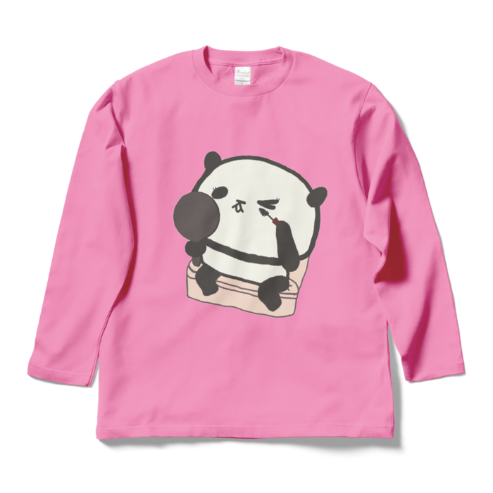 ロングスリーブTシャツ - L - ピンク