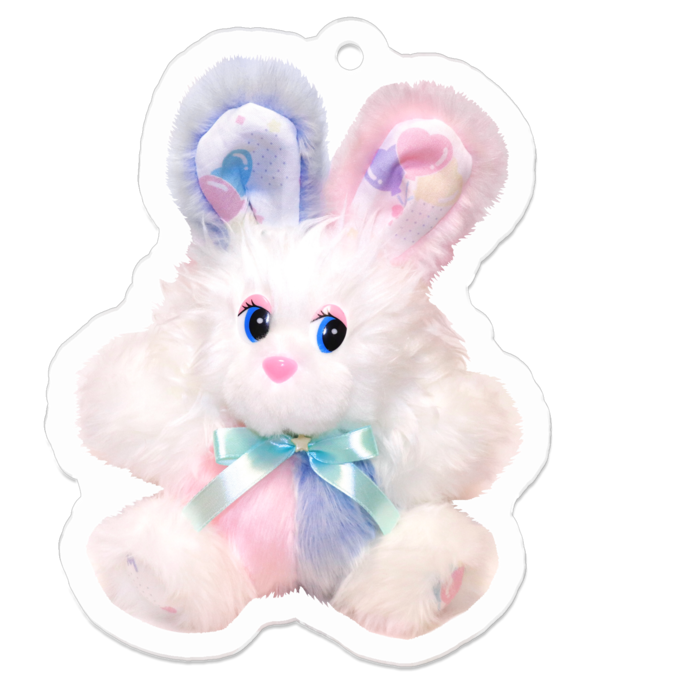 【A】Fancy Bunny アクキー 50 x 50 (mm)