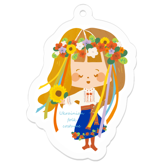 アクリルキーホルダー - 50 x 50 (mm)
