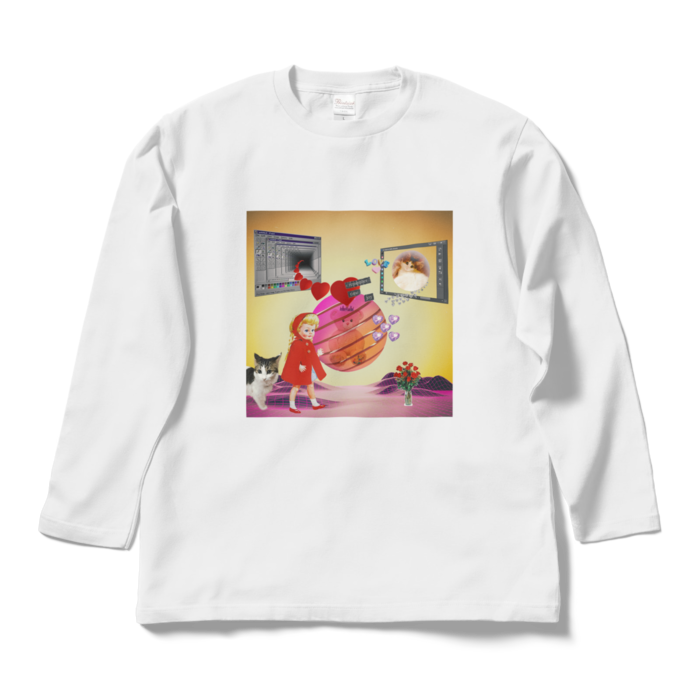 ロングスリーブTシャツ - L - ホワイト