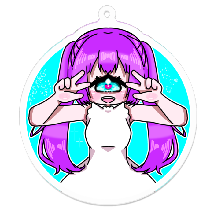 アクリルキーホルダー - 70 x 70 (mm)