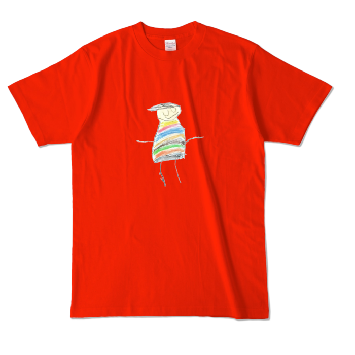 カラーTシャツ - L - レッド (濃色)