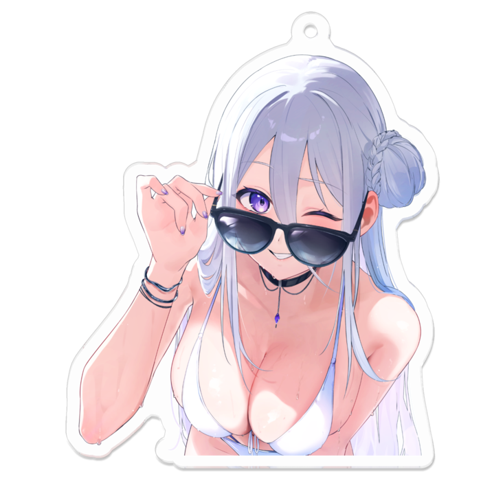 アクリルキーホルダー - 70 x 70 (mm)