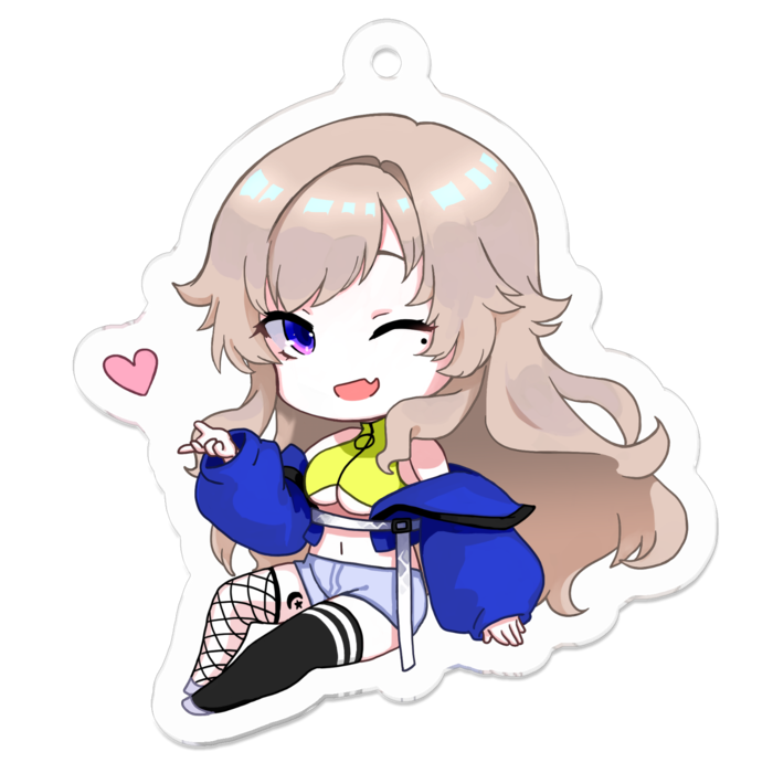 アクリルキーホルダー - 50 x 50 (mm)