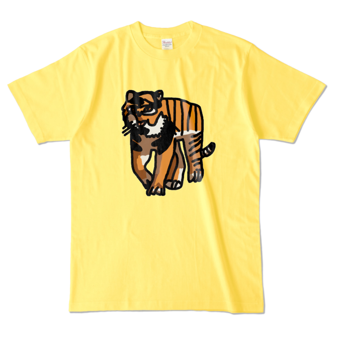カラーTシャツ - L - イエロー （濃色）