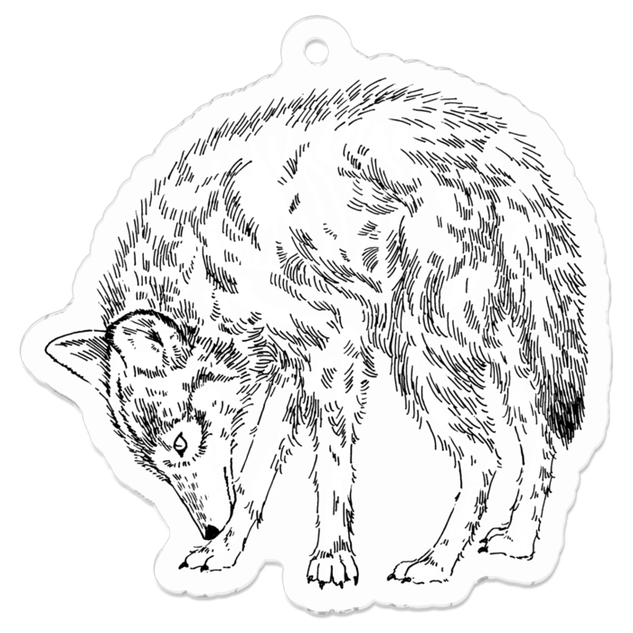 アクリルキーホルダー - 50 x 50 (mm)