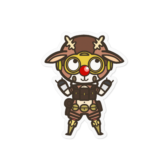 ステッカー - 100 x 100 (mm)