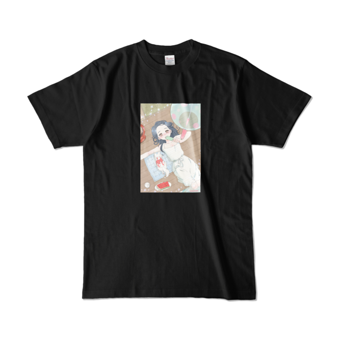 カラーTシャツ - L - ブラック (濃色)