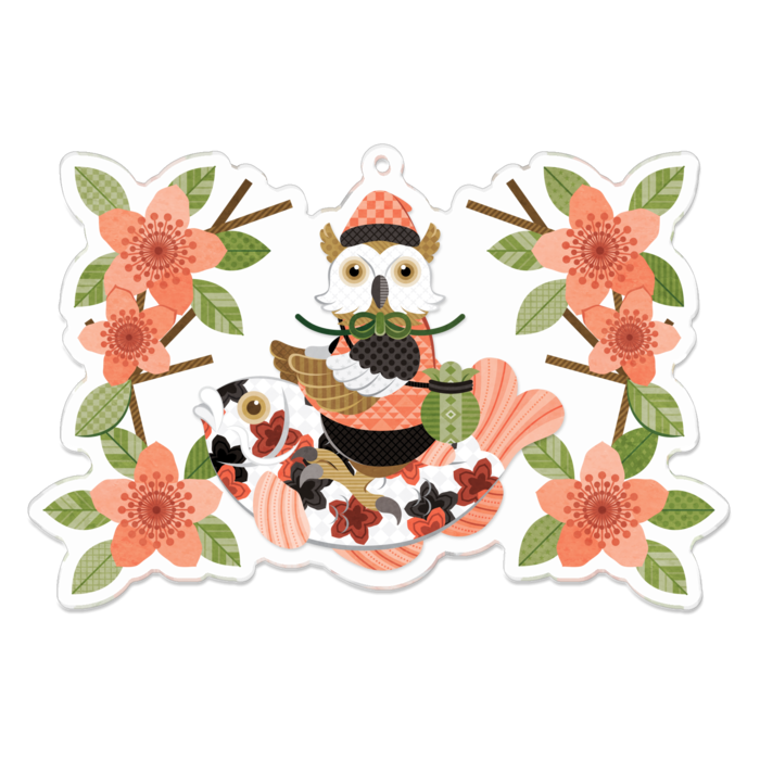 アクリルキーホルダー - 100 x 100 (mm)