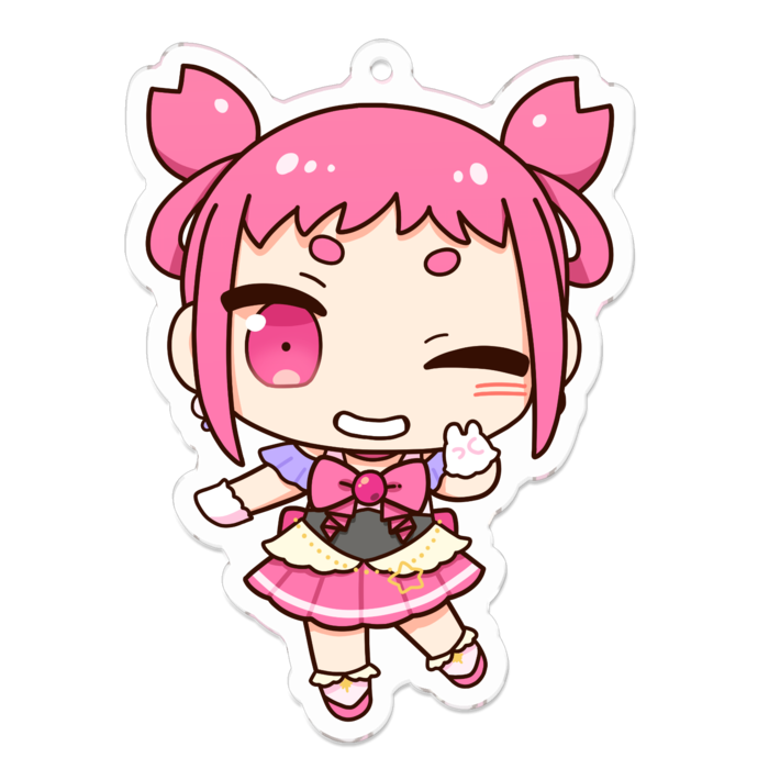 アクリルキーホルダー - 70 x 70 (mm)