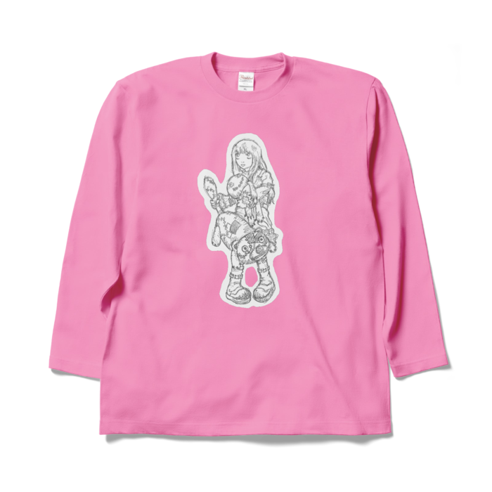 ロングスリーブTシャツ - XL - ピンク