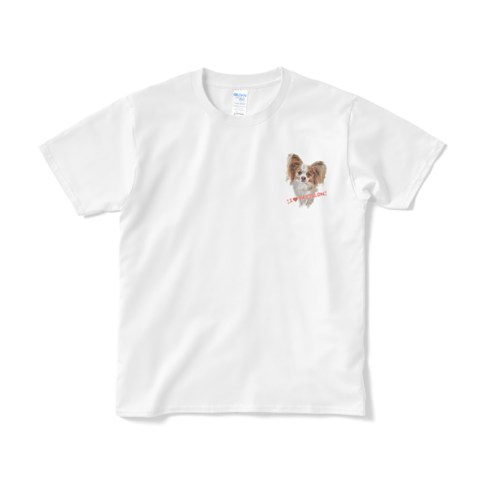 Tシャツ　ワンポイント　 - S - ホワイト