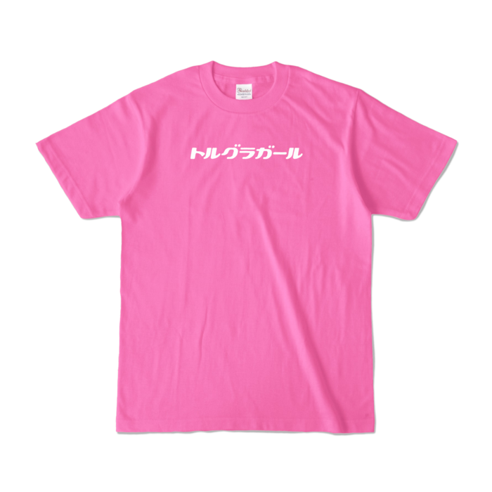 ガールTシャツ - S - ピンク (濃色)