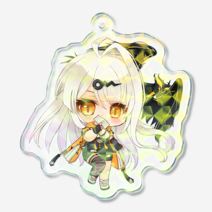 ホログラムアクリルキーホルダー - 50 × 50mm(1)