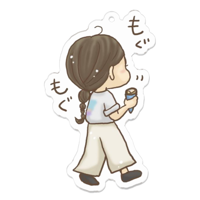 アクリルキーホルダー - 70 x 70 (mm)