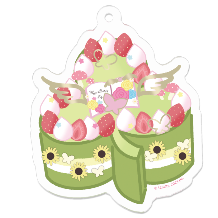 アクリルキーホルダー - 50 x 50 (mm)