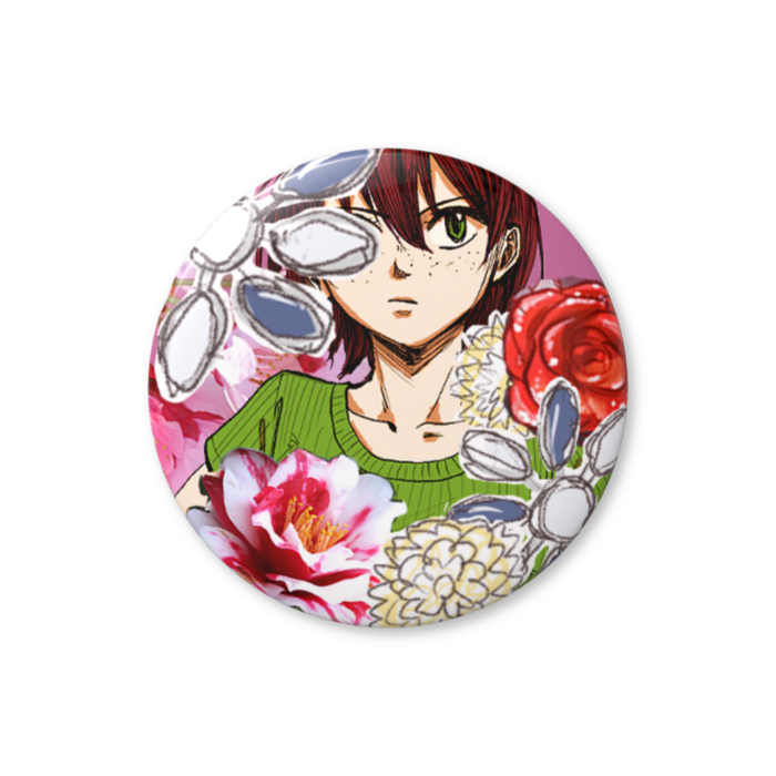 缶バッジ32mm(花コラージュ小)