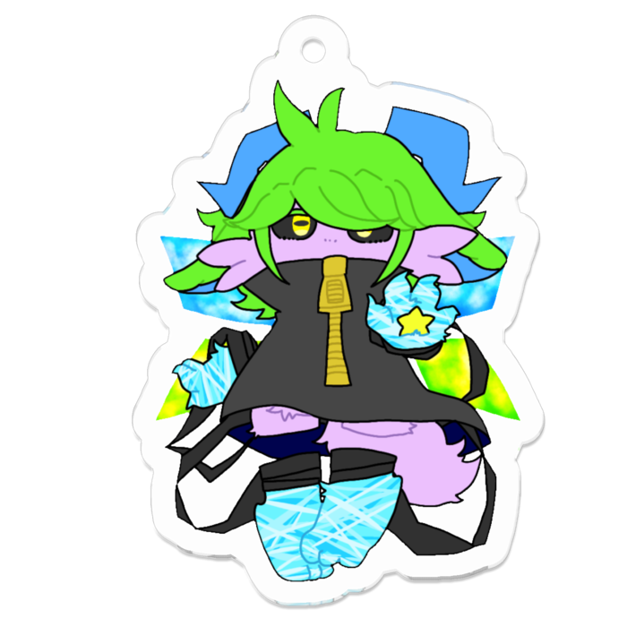 アクリルキーホルダー - 50 x 50 (mm)