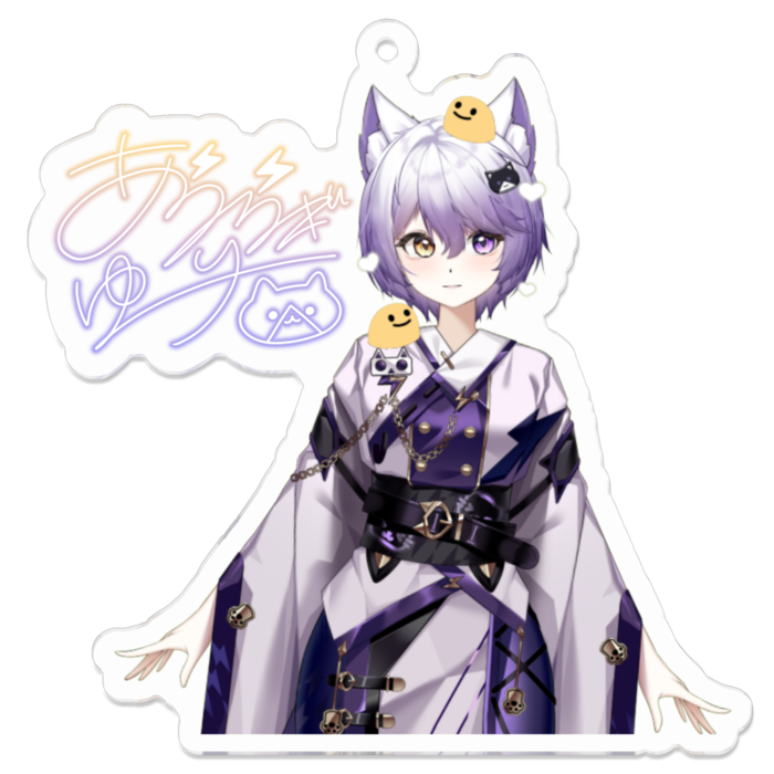 アクリルキーホルダー（コーティング） - 70 x 70 (mm)